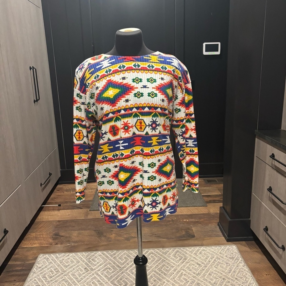 Vintage Carolina Colours Southwest Print Tunic – Size Small